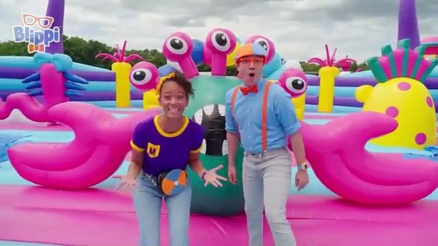 Blippi and Meekah’s Under the Sea Foam Party - Blippi's Big 10! Educational Videos for Kids