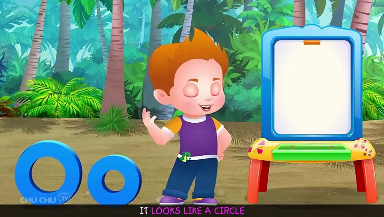 Learning English Is Fun- Alphabet O Song - Phonics & Words For Preschool Children