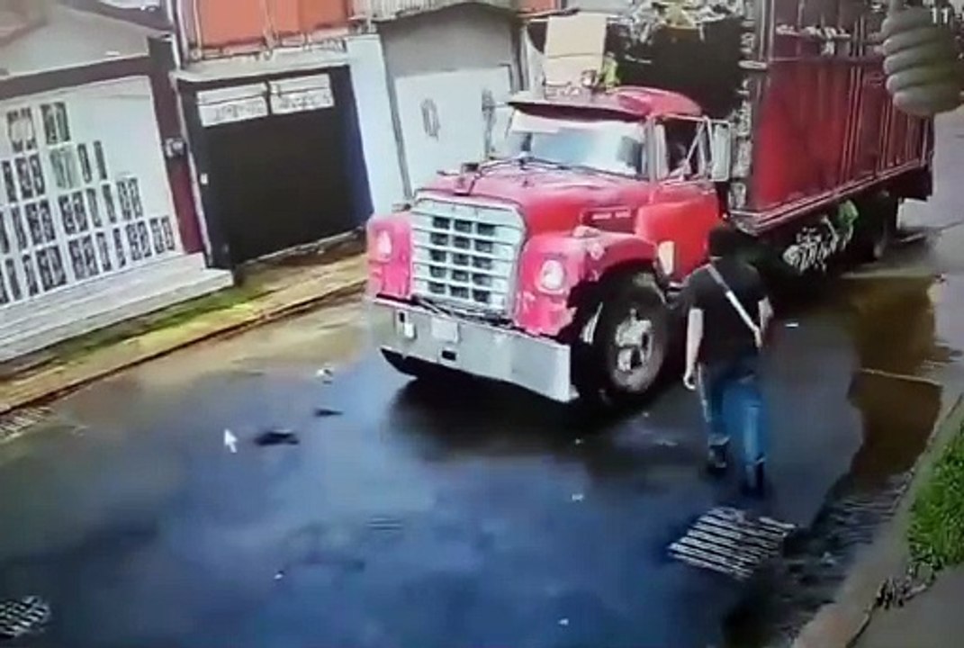 Un camion exceptionnellement chargé !