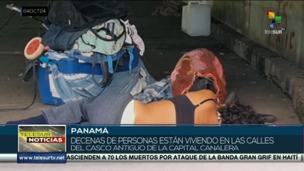 En Panamá decenas de personas están viviendo en las calles