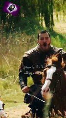 آخر لقطات  الحلقة 165 : السيد عثمان يطلق منجنيق على القلعة وعلاء الدين أسر في قفص وفوق أسوار القلعة
