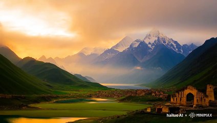 Beautiful landscape scape generate by Ai