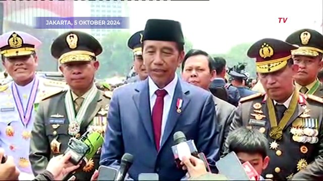 Kata Jokowi usai Gelaran HUT ke-79 TNI: Dekatnya TNI dengan Rakyat, Power Negara Kita