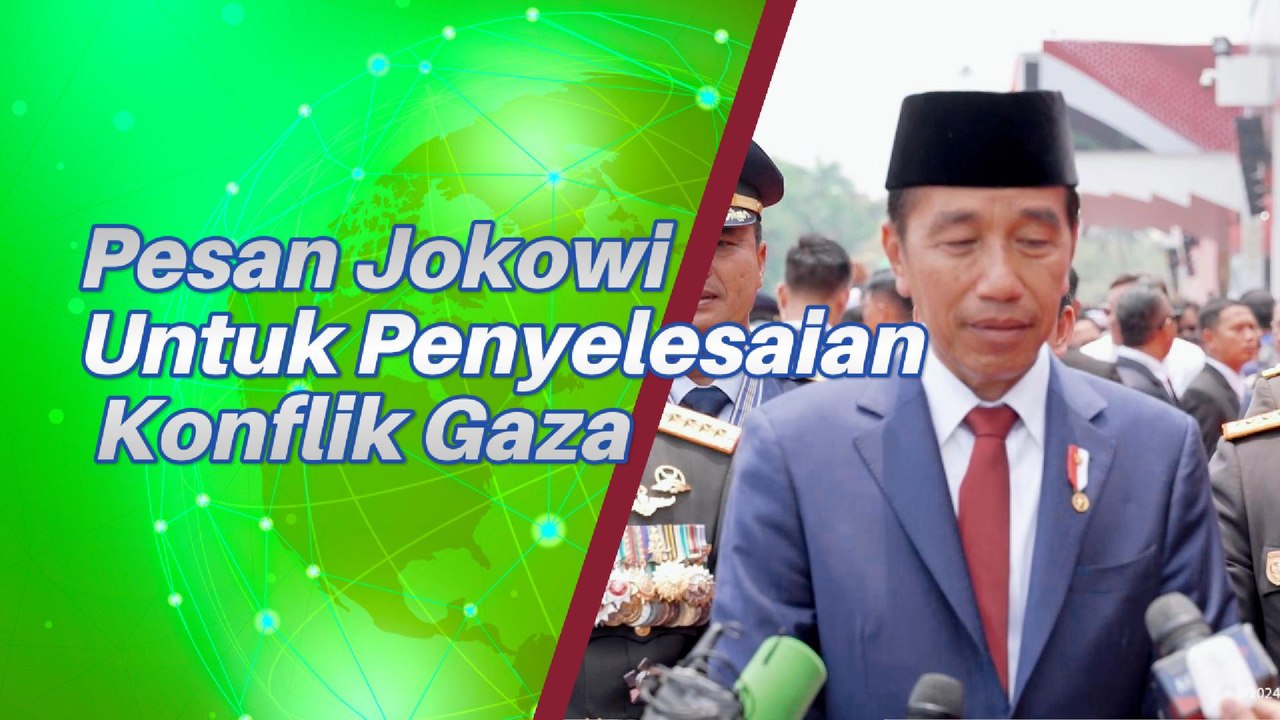 Ini Kata Jokowi Solusi Selesaikan Konflik Gaza