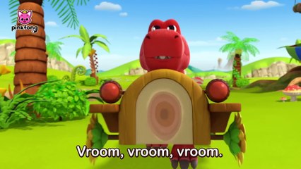 Vroom Vroom! Dino Cars   Dinosaur Cartoon   Pinkfong Dinosaurs for Kids