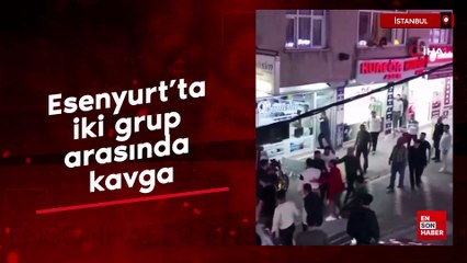 Esenyurt’ta iki grup arasında kavga