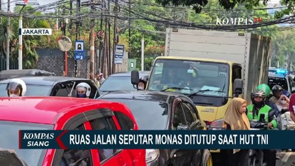 Perayaan HUT Ke-79 TNI di Jakarta, Ruas Jalan Seputar Monas Ditutup  Hingga Tarif MRT Rp 1,-