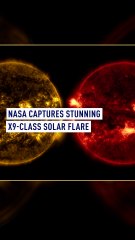 NASA captures stunning solar flare