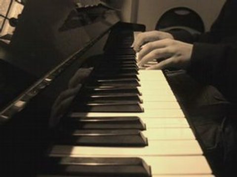 piano charles trenet la mer