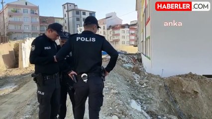 Sinop'ta İşçiler Maaş Almadan İnşaatta Eylem Yaptı
