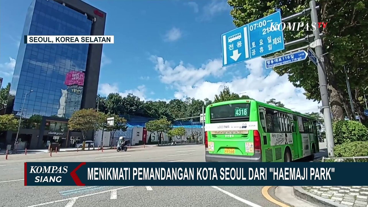 Menikmati Pemandangan Kota Seoul Korea Selatan dari Haemaji Park