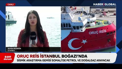 Oruç Reis İstanbul Boğazı'nda