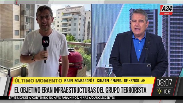 TENSIÓN EN MEDIO ORIENTE: BOMBARDEOS CRUZADOS