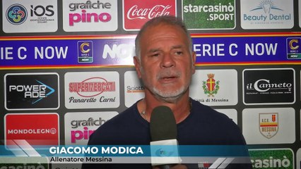 Domani il Messina affronta il Benevento in casa, parla mister Modica
