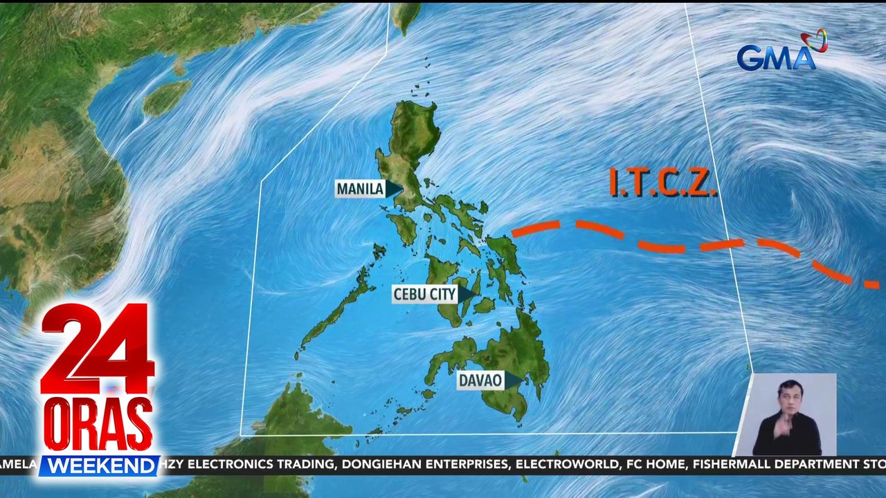 ITCZ, patuloy na nagpapaulan sa Visayas at Mindanao | 24 Oras Weekend