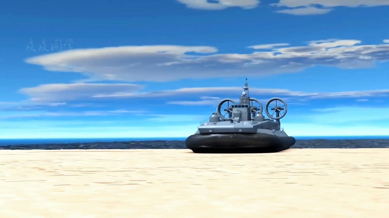 Air Cushion Landing Craft Working Explained with 3D Animation
