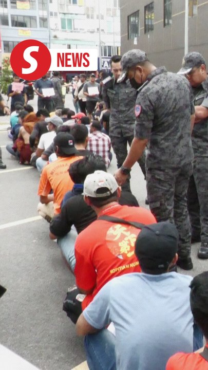 Massive operation in Taman Sri Muda: 602 suspected illegal immigrants detained