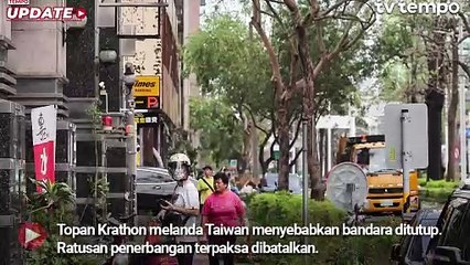 Topan Krathon Hantam Taiwan, Kaohsiung Dilanda Badai Hebat 🌪️