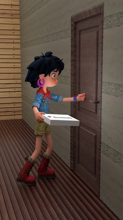 Who is at the Door - Funny moments Animation