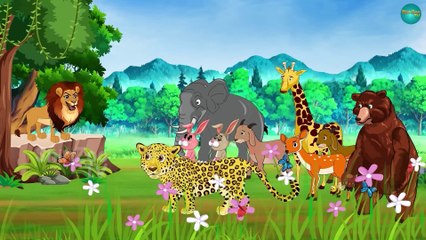 Tamil Story - புத்திசாலி சிங்கம் மற்றும் தீய வேட்டைக்காரன்