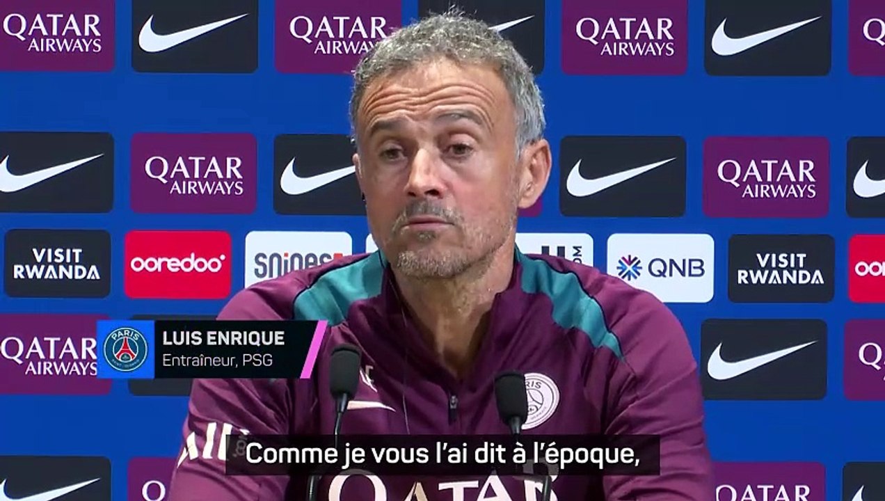 Luis Enrique à propos de Dembélé : "Je n'ai aucun problème à gérer des situations difficiles"