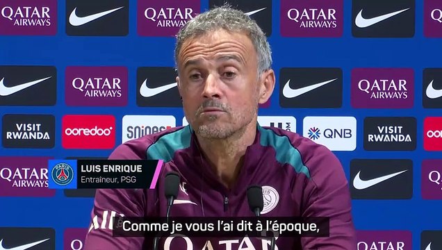 Luis Enrique à propos de Dembélé : Je n'ai aucun problème à gérer des situations difficiles
