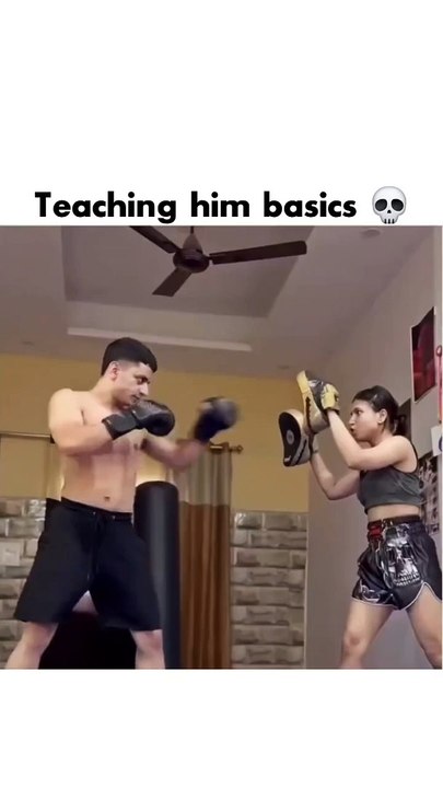 Teaching Him Basics  WWE and WWF girls and boys wrestling #wwe #wwf #foryou #viral #trending #video