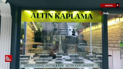 Isparta'da maskeli hırsızlar gerçek sandıkları kaplama altın bilezikleri çaldı