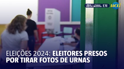 Eleitores são presos por tirar fotos de urnas