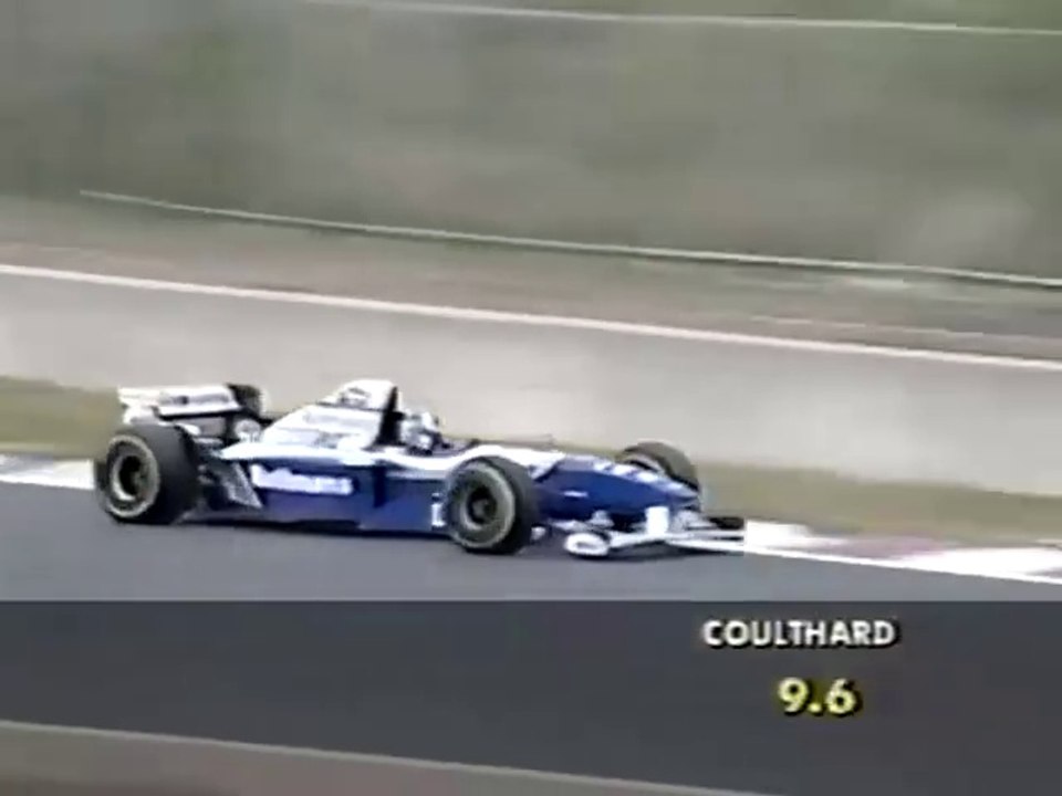 Photo Originale F1 David Coulthard Williams Renault FW17 - Hockenheim 1995 - 20x30