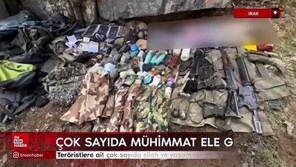 Pençe-Yıldırım bölgesinde teröristlere ait mühimmatlar ele geçirildi
