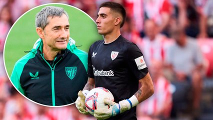 Alex Padilla será titular en la portería de Athletic Club ante Girona, confirma Ernesto Valverde