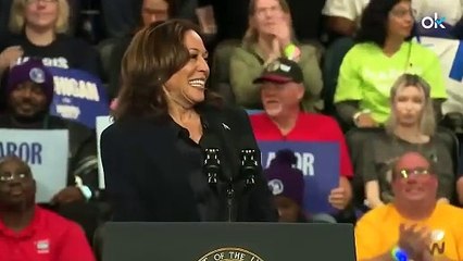 Así es Kamala Harris cuando se queda sin guión: "Nos quedan 32 días, 32, tenemos que hacer, 32"