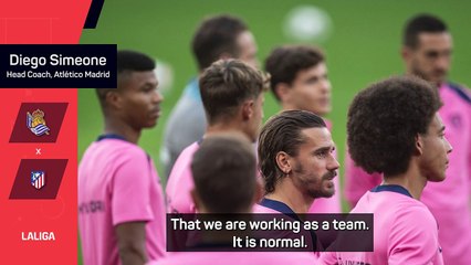 Simeone hits back at claims of a lack of harmony in Atleti squad