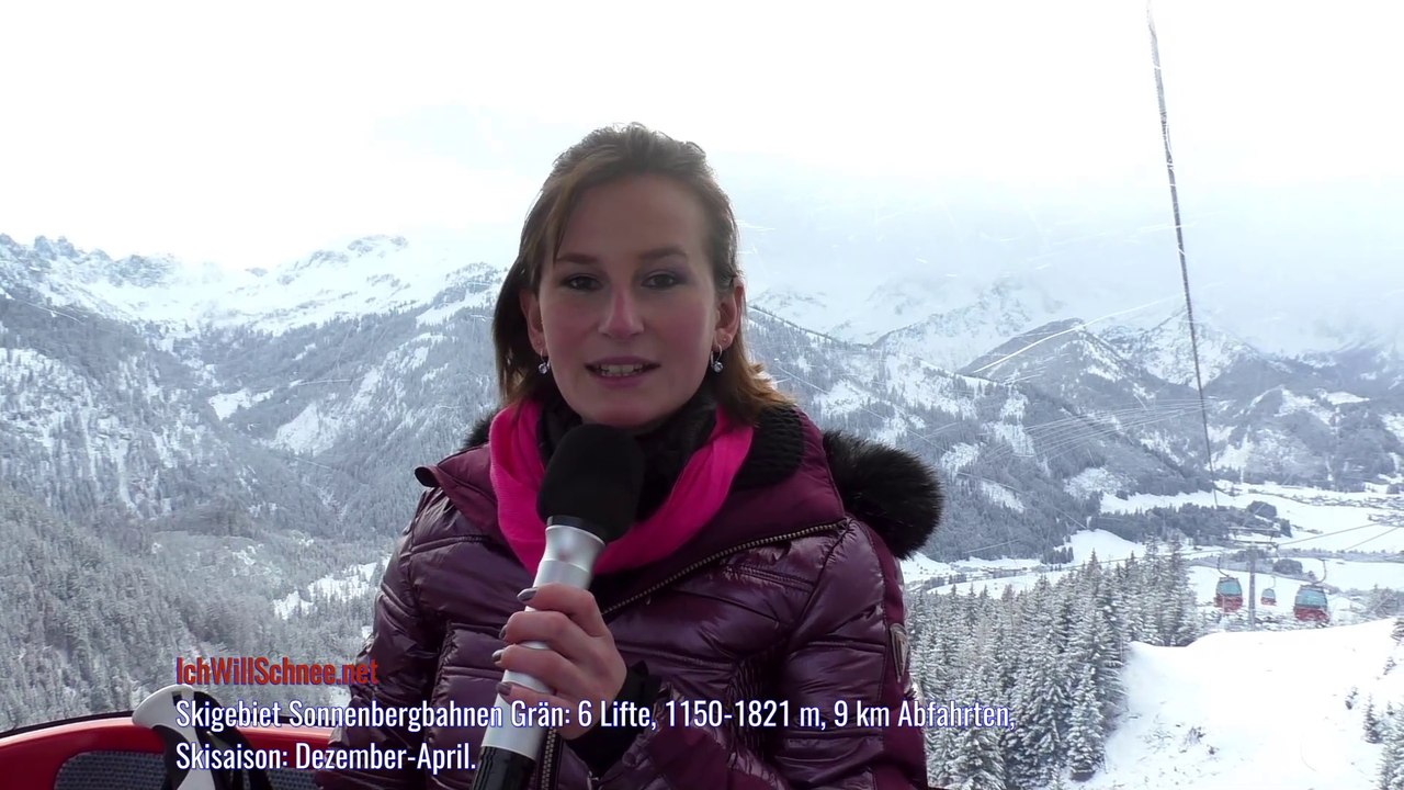 Ski-Reportage: Skifahren am Füssener Jöchle (Grän) mit Lena.
