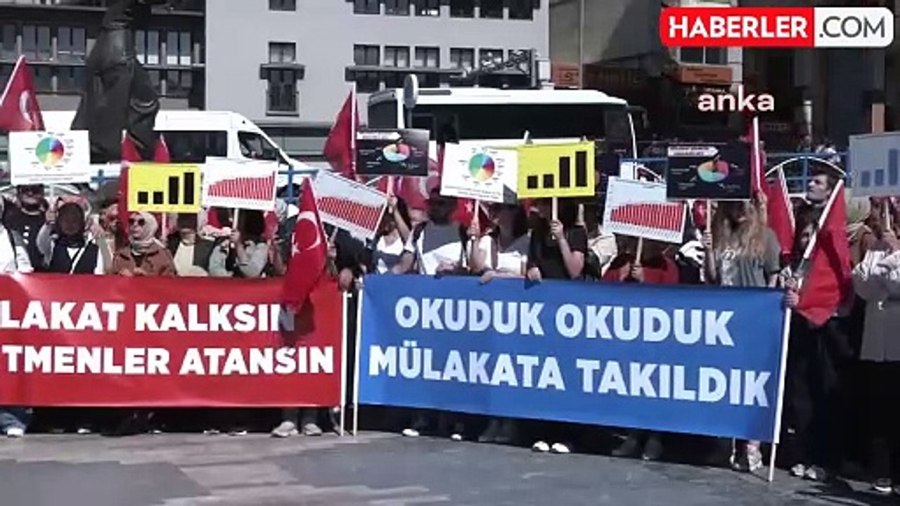 Ataması Yapılmayan Öğretmenler Ankara'dan Seslendi: Mülakata Değil Liyakata Atama