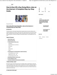 How to Earn $5 a Day Doing Micro Jobs on the Internet_ A Complete Step-by-Step Guide