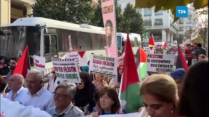 Filistin Eylem Komitesi’nden Aksa Tufanı’nın birinci yılı yürüyüşü