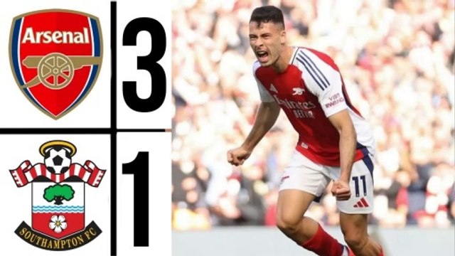 Arsenal vs Southampton (3-1) All Goals and Extended Highlights |✓ premier!league 2024/25