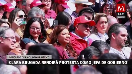 Así se vivirá la llegada de Clara Brugada a la jefatura de gobierno de la CDMX, esta es su agenda.