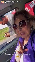 Georgina Barbarossa varada en la ruta - parte 1