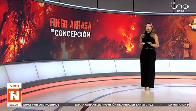 Comunarios retornan a Monte Verde en Concepción para frenar avance de incendios