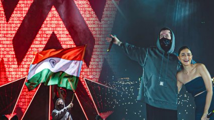 Alia Bhatt STUNS Fans with a Surprise Appearance at Alan Walker's Bengaluru Concert!