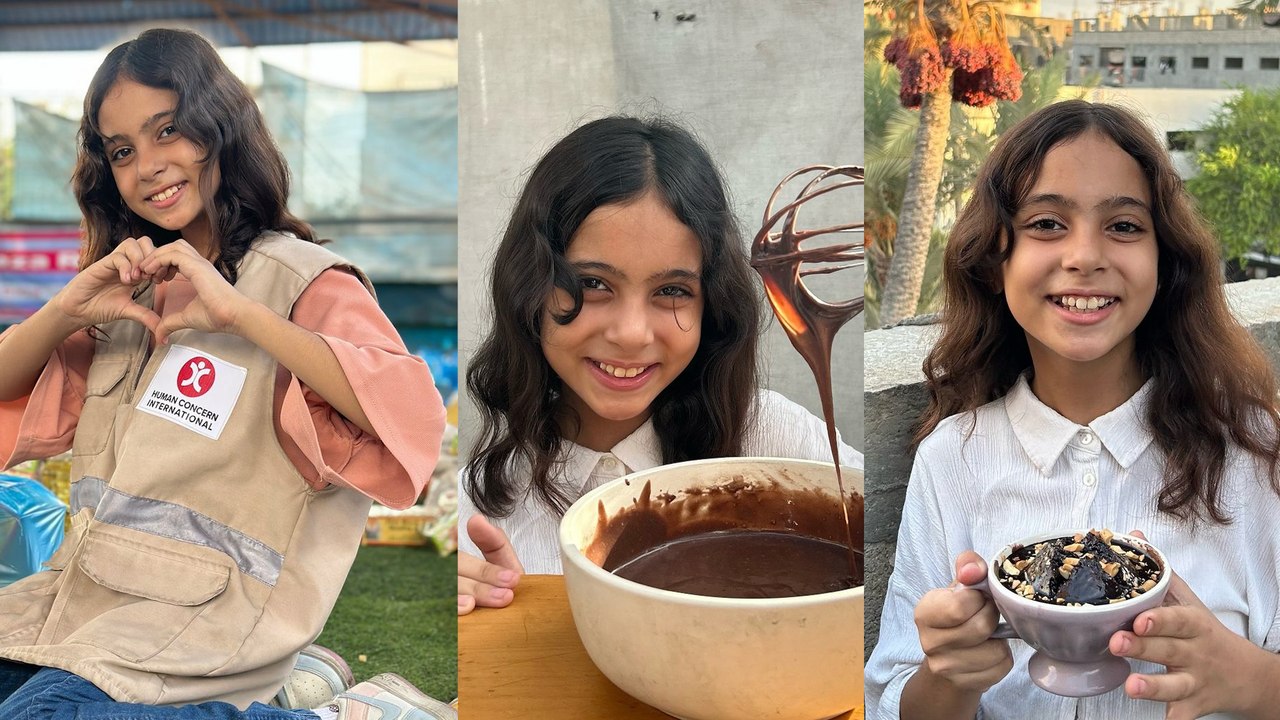 À Gaza, Renad, 10 ans, cartonne avec ses recettes cuisinées avec des colis alimentaires