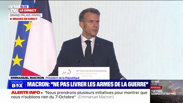 Opérations terrestres israéliennes au Liban: Je regrette que Benjamin Netanyahu ait pris cette responsabilité , affirme Emmanuel Macron