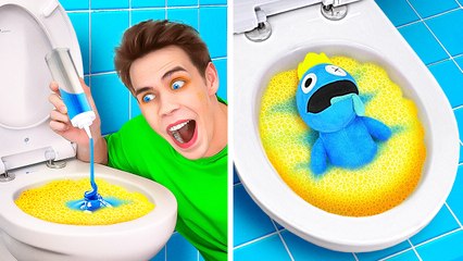Rainbow Friends Grew Up In The Toilet  *Fun Gadgets From TikTok*