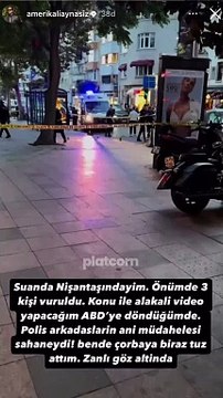 Nişantaşı'nda silahlı saldırı! Erdal Kaya olay anına tanıklık etti, 3 kişi vuruldu