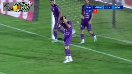 گل دوم بازی هوادار و استقلال