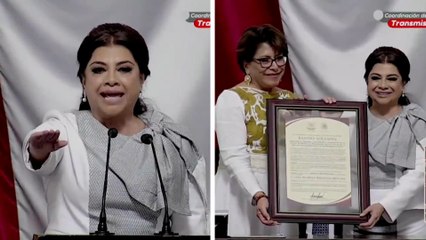 Clara Brugada toma protesta como Jefa de Gobierno de la CDMX: "No les fallaré capitalinos"