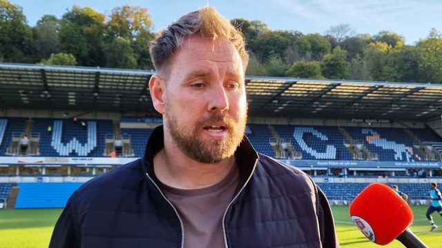 'We tried to hard' - Crawley Town manager Rob Elliot after Wycombe Wanderers defeat